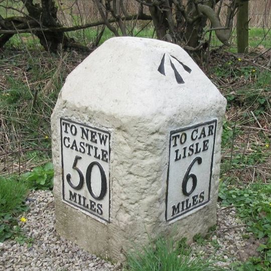 Milestone At National Grid Reference Ny 47650 59940