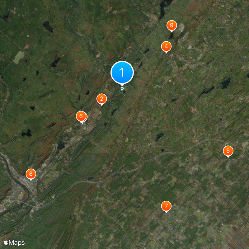 Dragon Springs Kaart