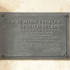 Pamětní deska obětí nucených prací za druhé světové války