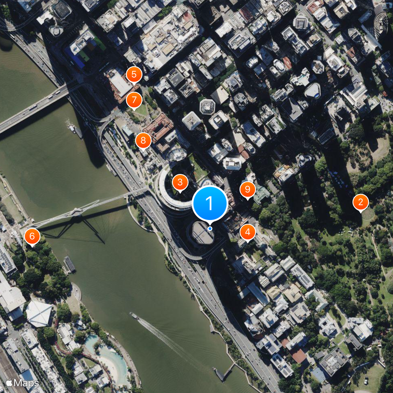 1 William Street, Brisbane Map