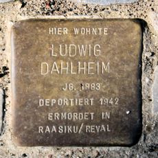 Stolperstein en memoria de Ludwig Dahlheim