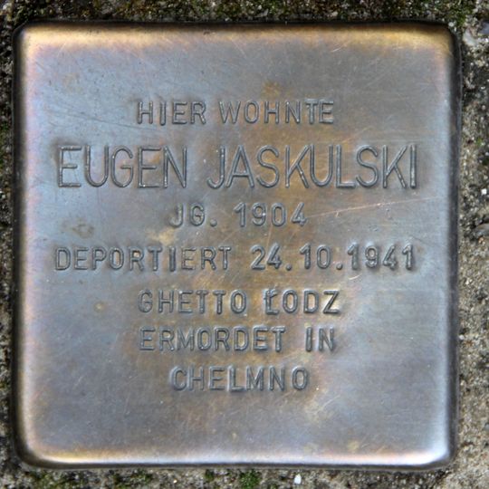 Stolperstein für Eugen Jaskulski