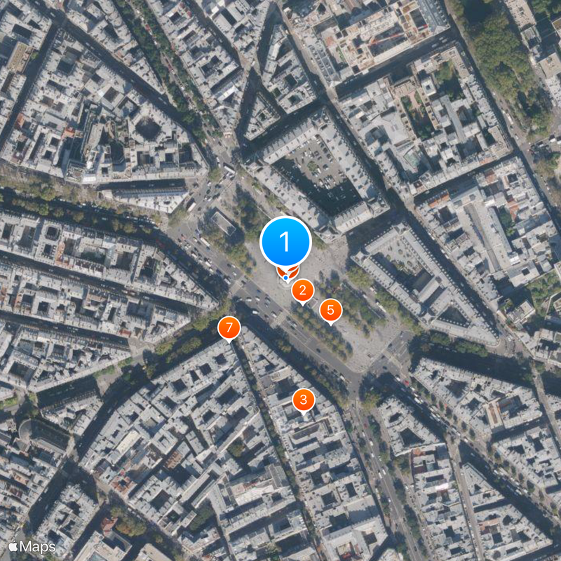 Monumento a la República Mapa