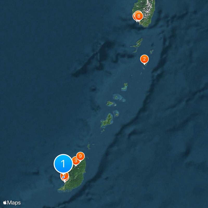 Molinere Underwater Sculpture Park Mappa