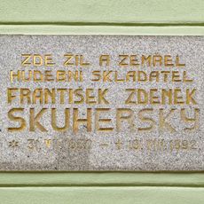 Pamětní deska Františka Zdeňka Skuherského