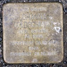 Stolperstein dedicated to Johanna Goldschmidt