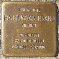 Stolperstein für Balthasar Brand