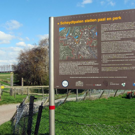 Grenspalen in De Ronde Venen