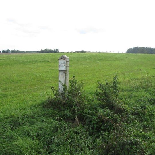 Obrázek u mostu přes potok severně od Tlumačova