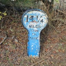 Grantham Canal, 14 1/4 Miles Post Approximately 200 Metres East Of Clarks Bridge