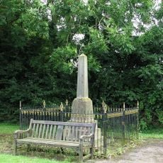 Foxley War Memorial, including railings