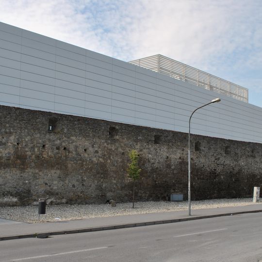 Mestské hradby, múr hradbový