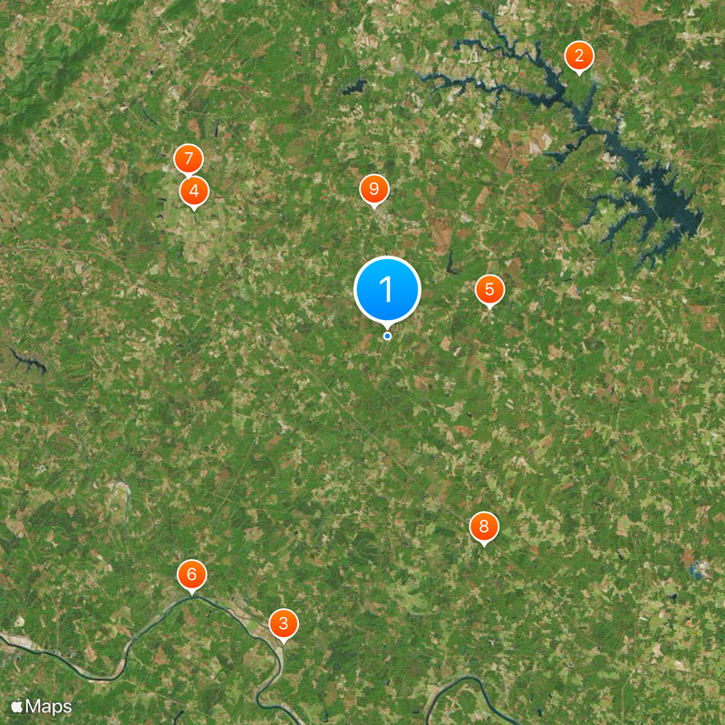 Twin Oaks Community Map