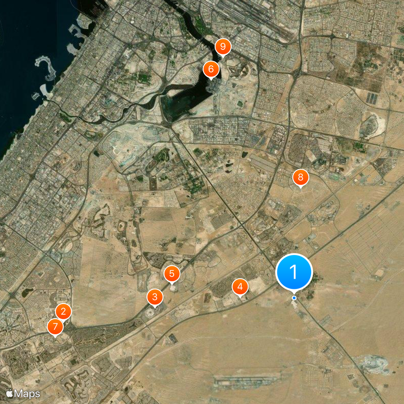 Dubai Outlet Mall Map