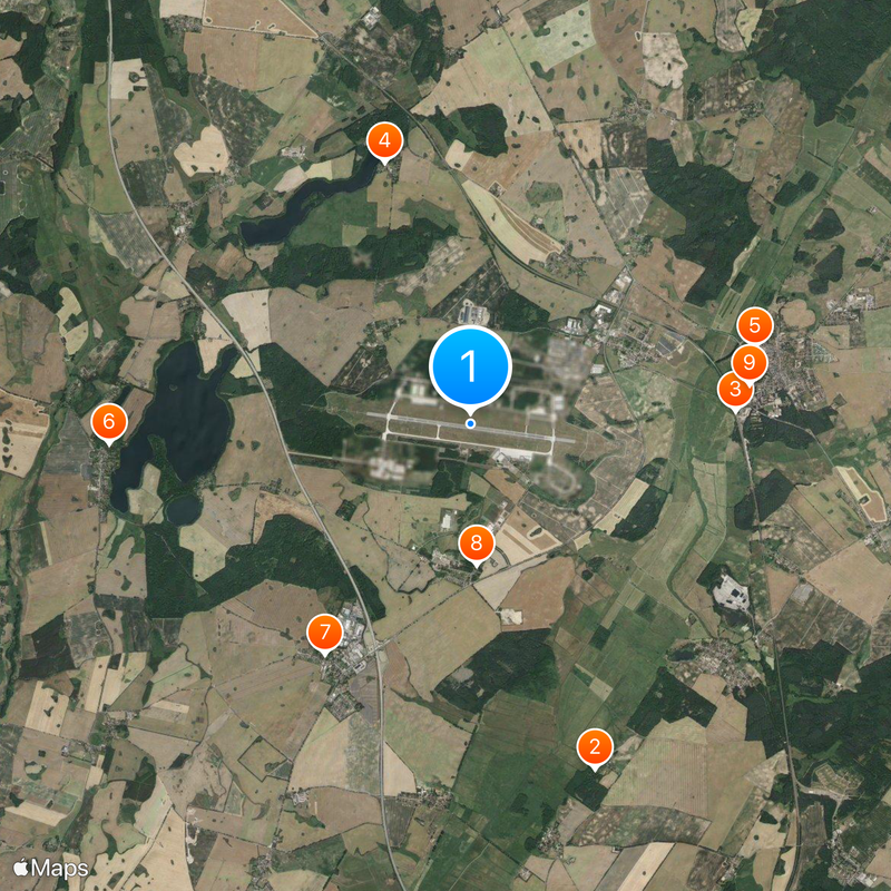 Rostock Airport Map
