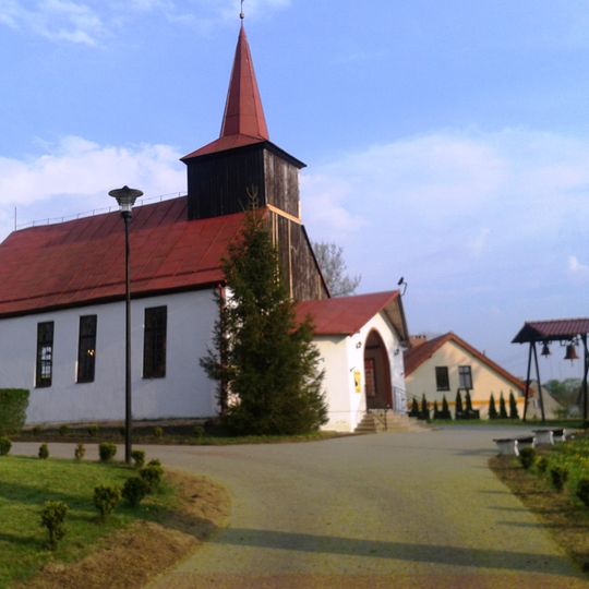 Kościół ewangelicki, ob. rzym.-kat. Chrystusa Króla, l.80. XX