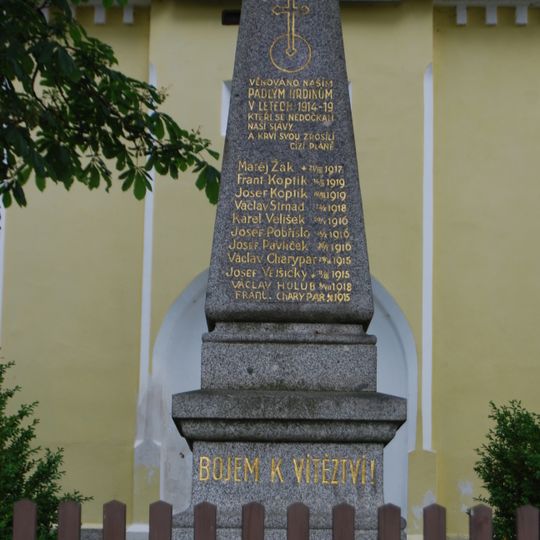 World War I memorial in Krsice