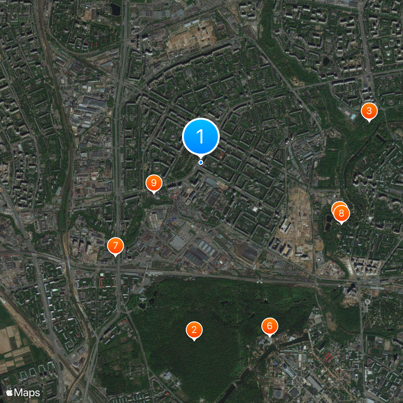 Otradnoye District Karte