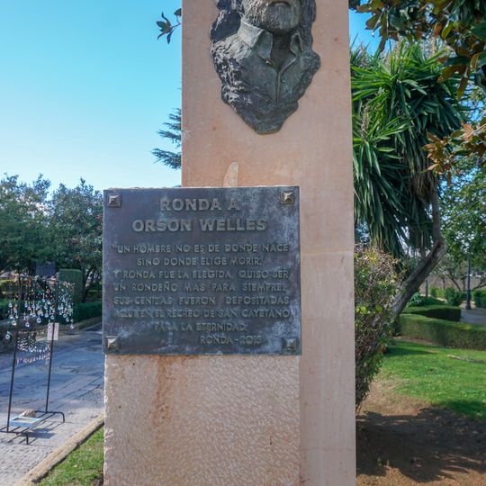 Escultura de Ronda a Orson Welles