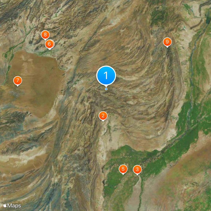 Quaid-e-Azam Residency Karte