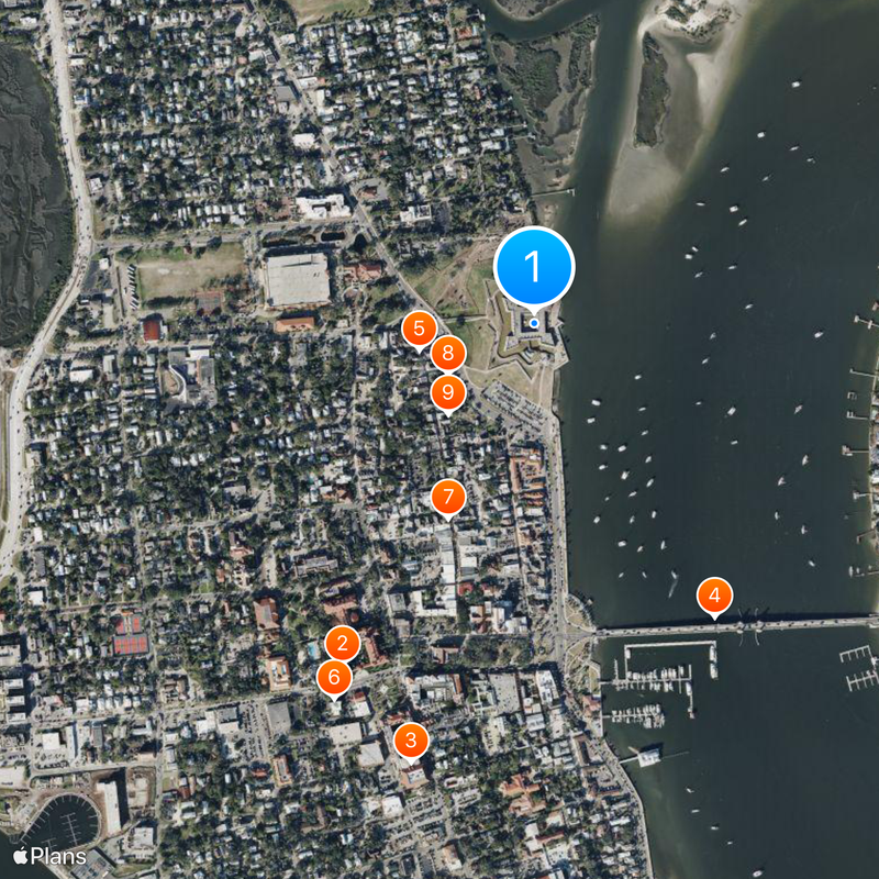 Castillo de San Marcos Carte