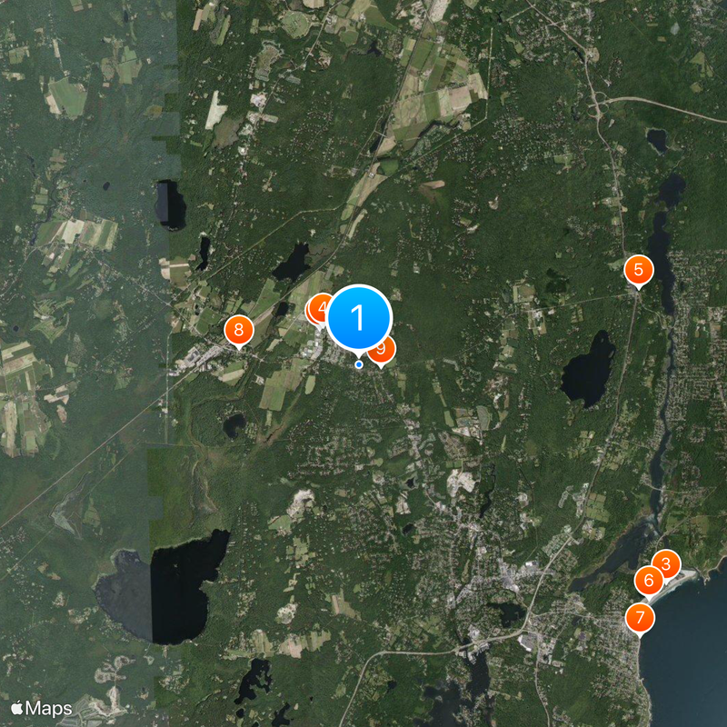 University of Rhode Island Map