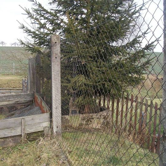 Kříž u Mutěnína v zahradě