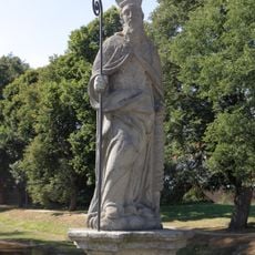 Statue of Saint Erasmus on the bridge in Bělá nad Radbuzou