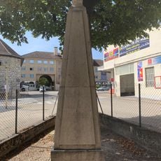 Monument commemorating the departure of Bugey Regiments in August 1914