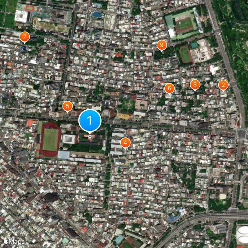 National Taiwan Normal University - Gongguan Campus Map