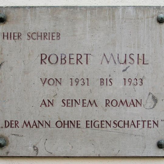 Gedenktafel Robert Musil