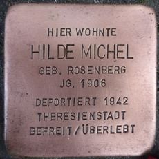 Stolperstein à la mémoire de Hilde Michel
