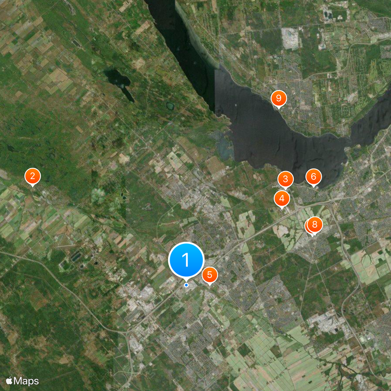 Canadian Tire Centre Map