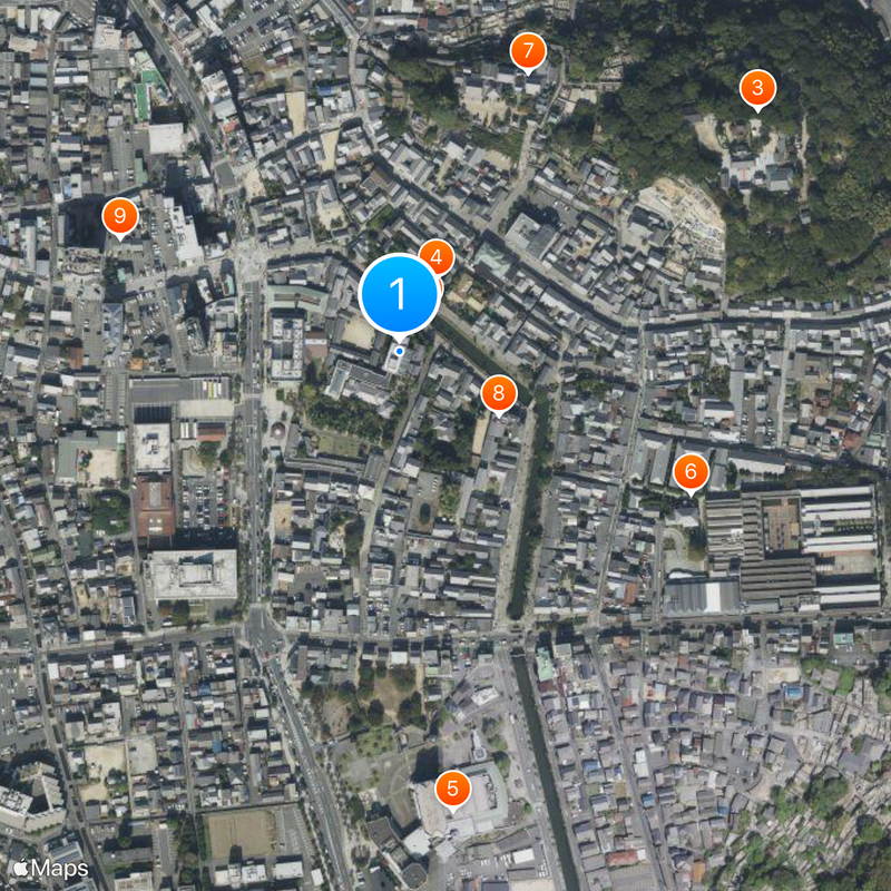 Ohara Museum of Art Map