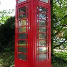 K6 Telephone Kiosk Adjacent To The Post Office