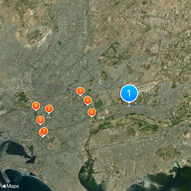 Karachi East District Mapa