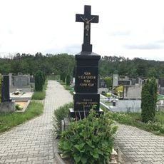 Hřbitovní kříž na hřbitově v Hartvíkovicích