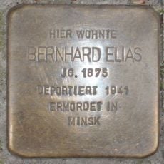 Stolperstein à la mémoire de Bernhard Elias