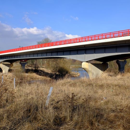 Most silnice II/210H přes Ohři v Sokolově