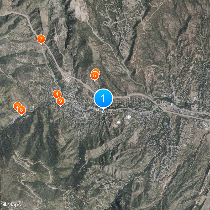 Manitou Springs Carte