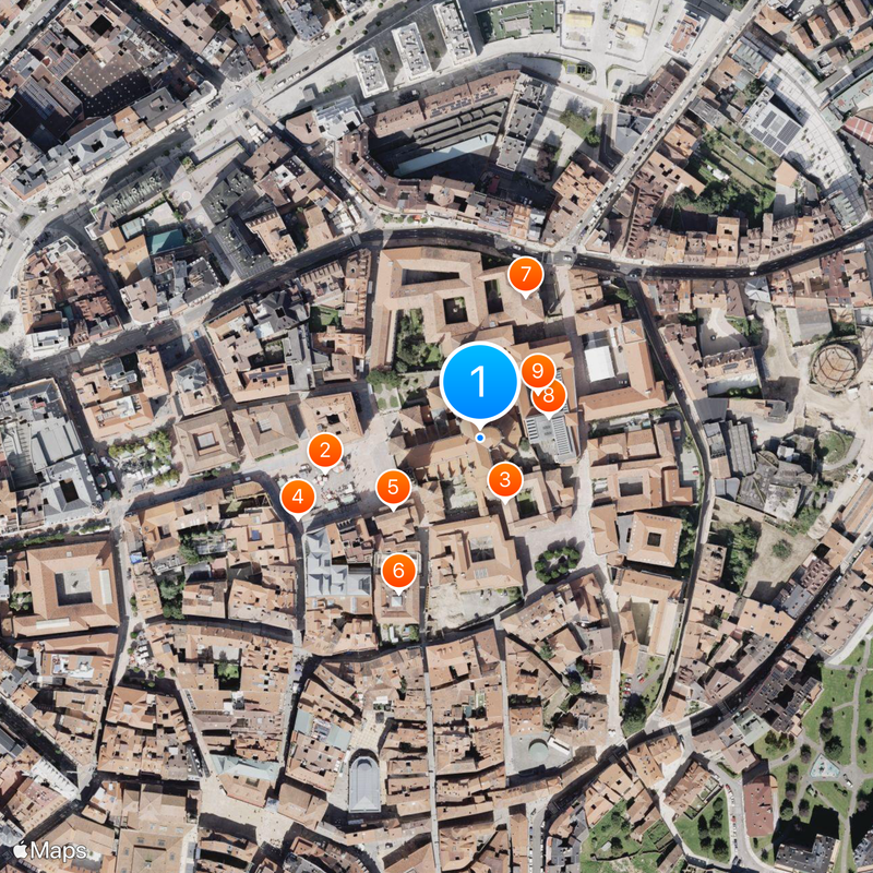 Metropolitan Cathedral Basilica of the Holy Saviour, Oviedo Map