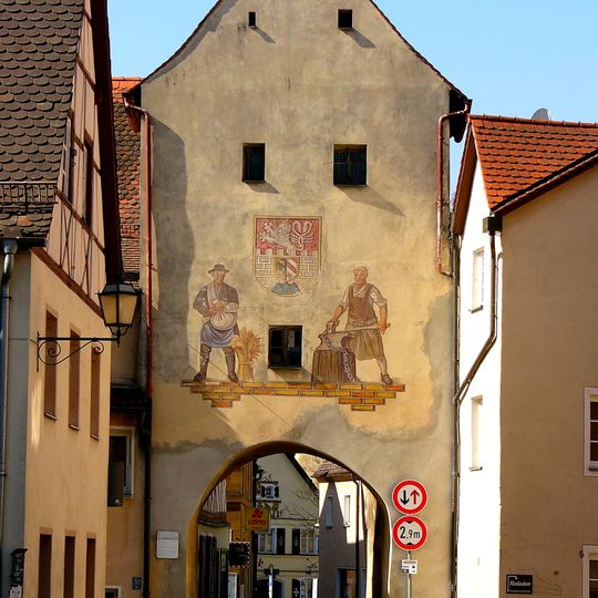 Hiltpoltsteiner Tor, auch Pfaffentor, Schönfelder Tor und Bayreuther Tor