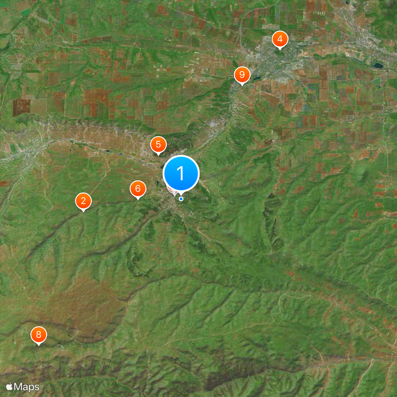 Kislovodsk National Park Mappa