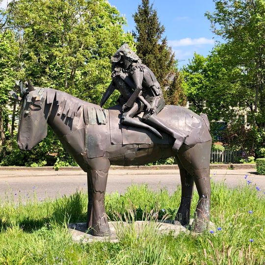 Pallieter en Marieke op paard Beiaard