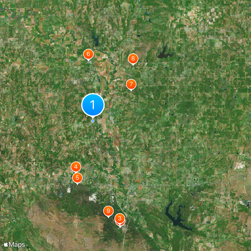 Greater Wynnewood Exotic Animal Park Mappa