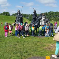 Ostrów Lednicki, ruiny palatium z X wieku