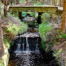 Most přes Čistý potok nad Komářími rybníky