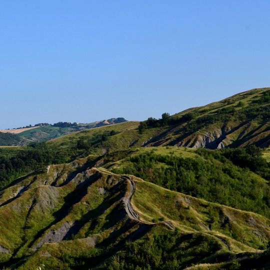 Gessi Bolognesi, Calanchi dell'Abbadessa