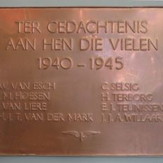 Plaquette in het NS-station