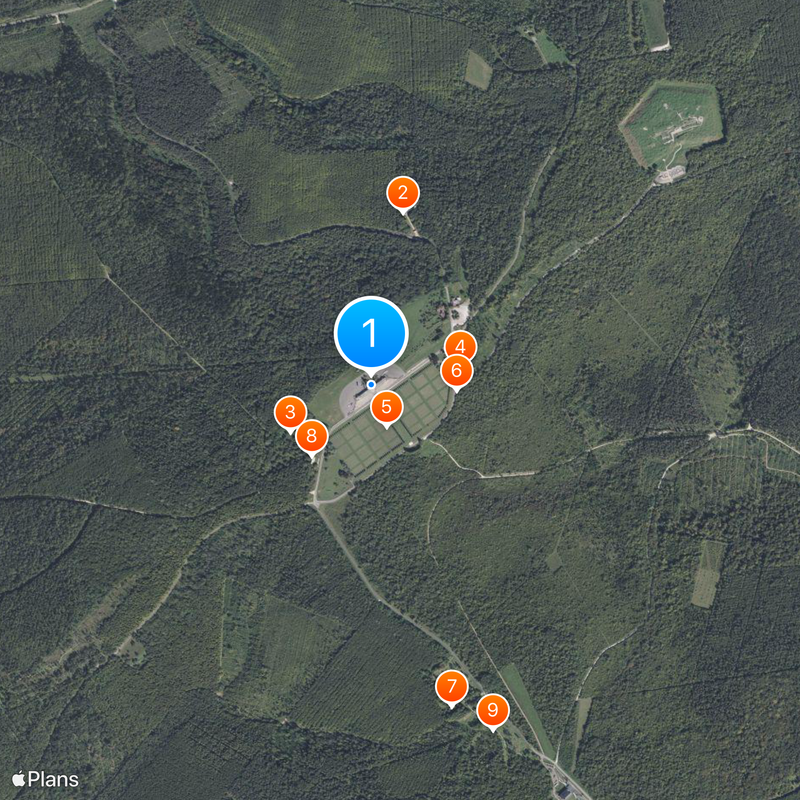 Ossuarium Douaumont Mapa